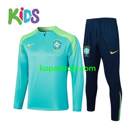 Brasilien Barn Tränings Sweatshirtställ 2024